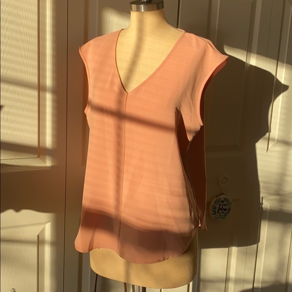 forever 21 contemporary nude/peach top